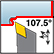 55°(tvar D..) κ=107,5°