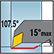 55°(tvar D..) κ=107,5°