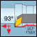 55°(tvar D..) κ=93°